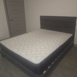 Serta Matress With Bedframe. MUST GO!