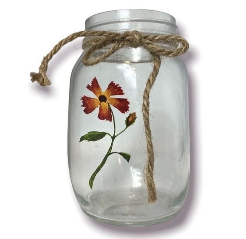 Flower Mason Jar