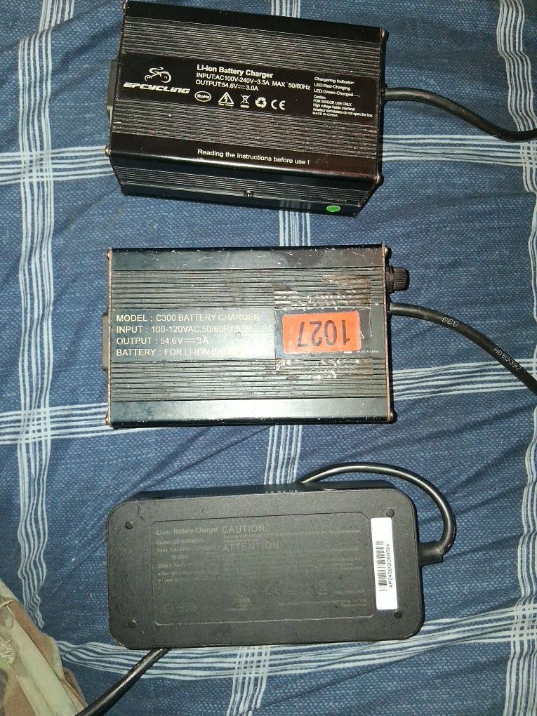 54 Volts Li-on Battery Chargers.