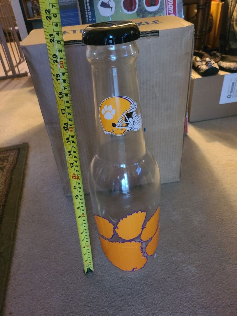 21" Tall Clemson Tigers Bottle Bank