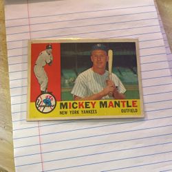 1960 Topps Mickey Mantle
