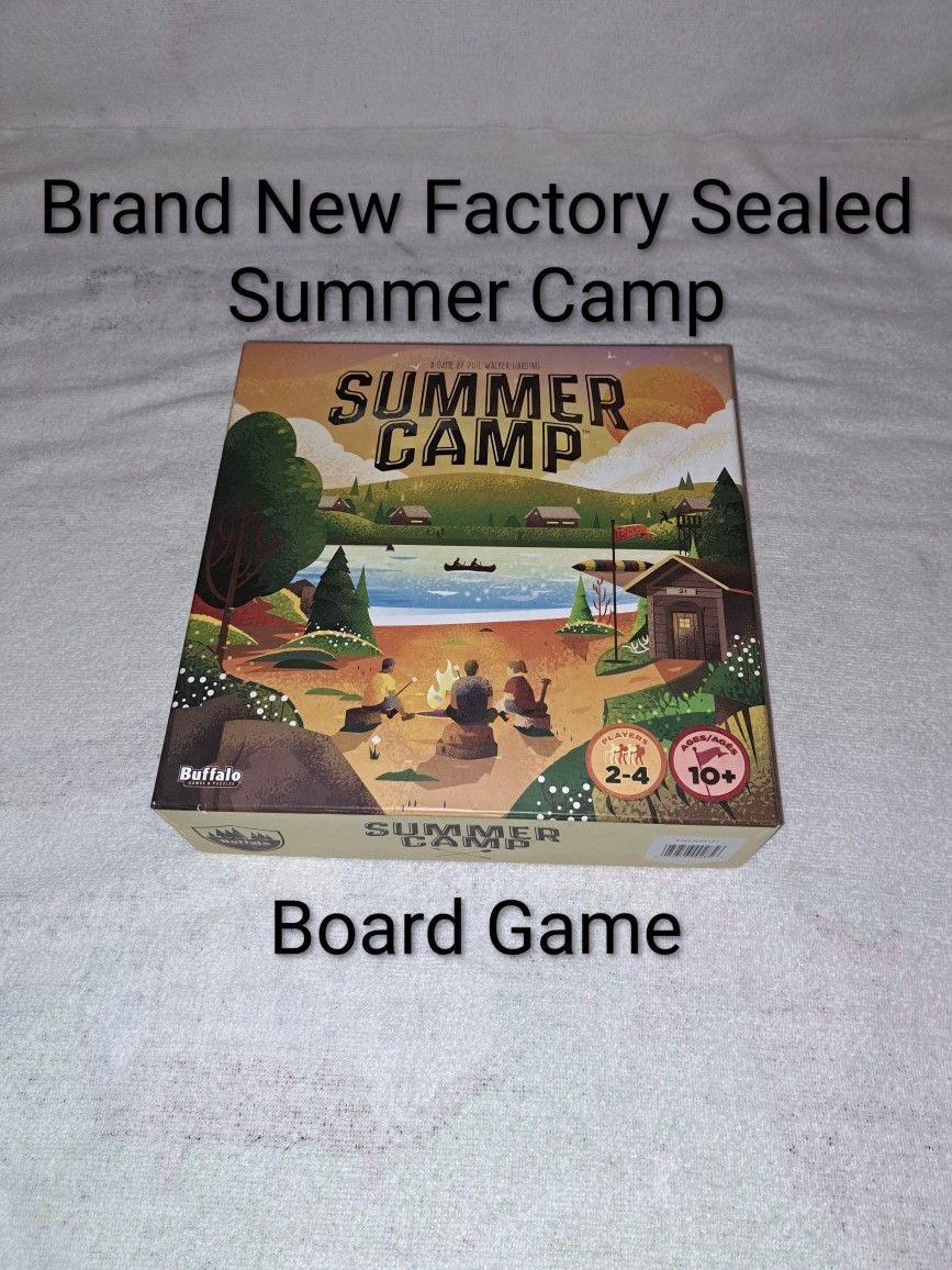 Brand New Factory Sealed Summer Camp Board Game