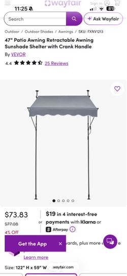 Paramondo retractable awning