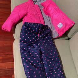 Size 6 Little Girls Ski Set