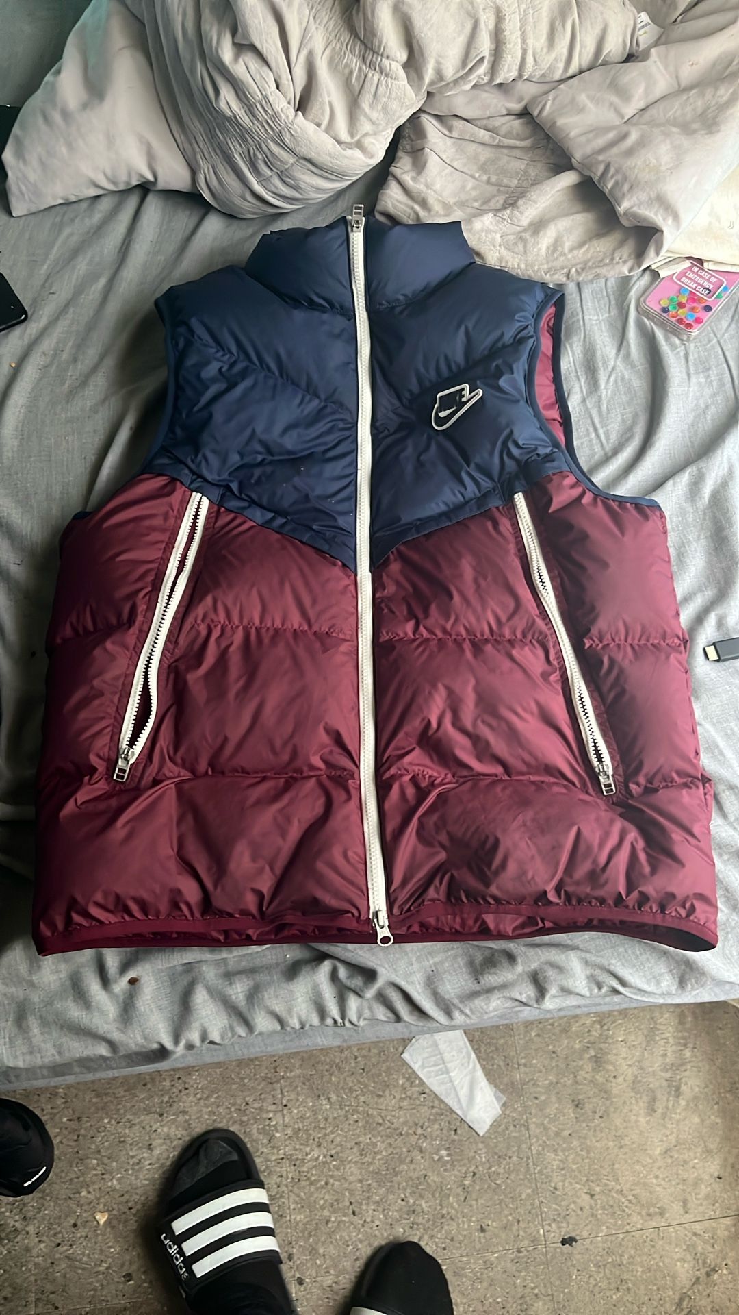 Nike Vest /Maroon /Dark/ Blue/ Black/white/Size L