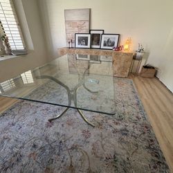Glass dining Table