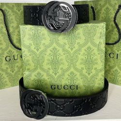 Gucci Belt Brand New With Box, Dust Cover, And Shopping Package