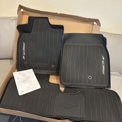 Brand new heavy-duty Ford Mustang Mach‑E Floor Liners /Mats  OEM 4‑Piece Set Part # MJ8Z‑(contact info removed)‑AA Fits 2021–2025 Mustang Mach‑E