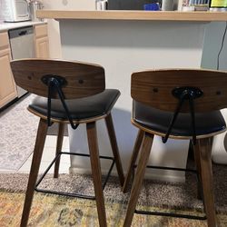 Pair Of Midcentury Modern Barstools