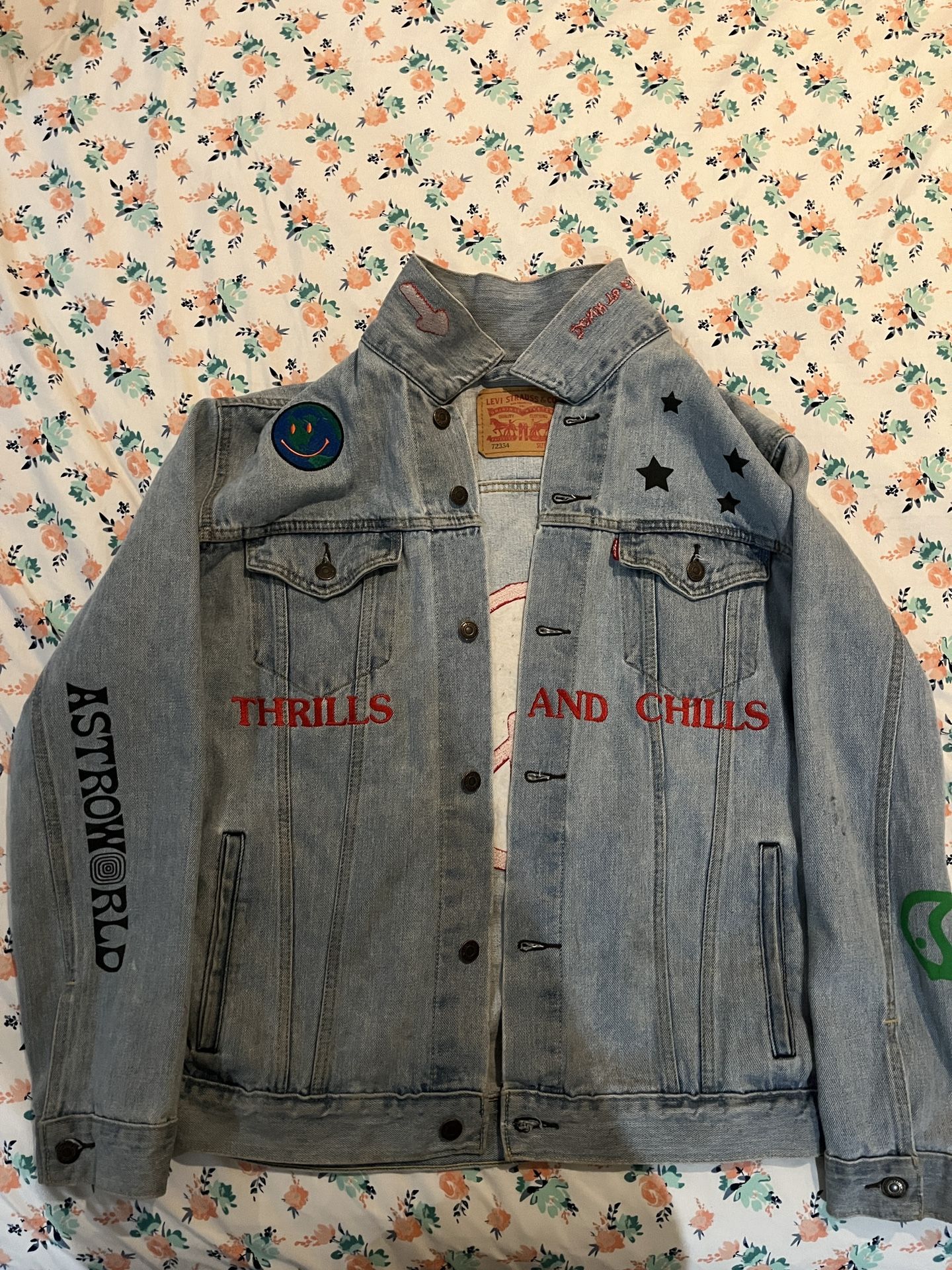 Travis Scott Astroworld Levis Denim Jacket