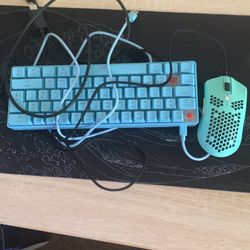 keyboard And Mouse And Mouse Pad