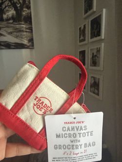 Trader Joe’s Micro Tote Bag - Red