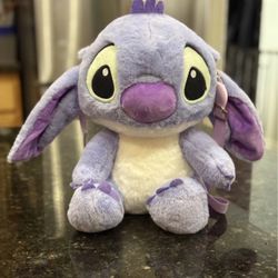 Purple Stitch Plush kids backpack