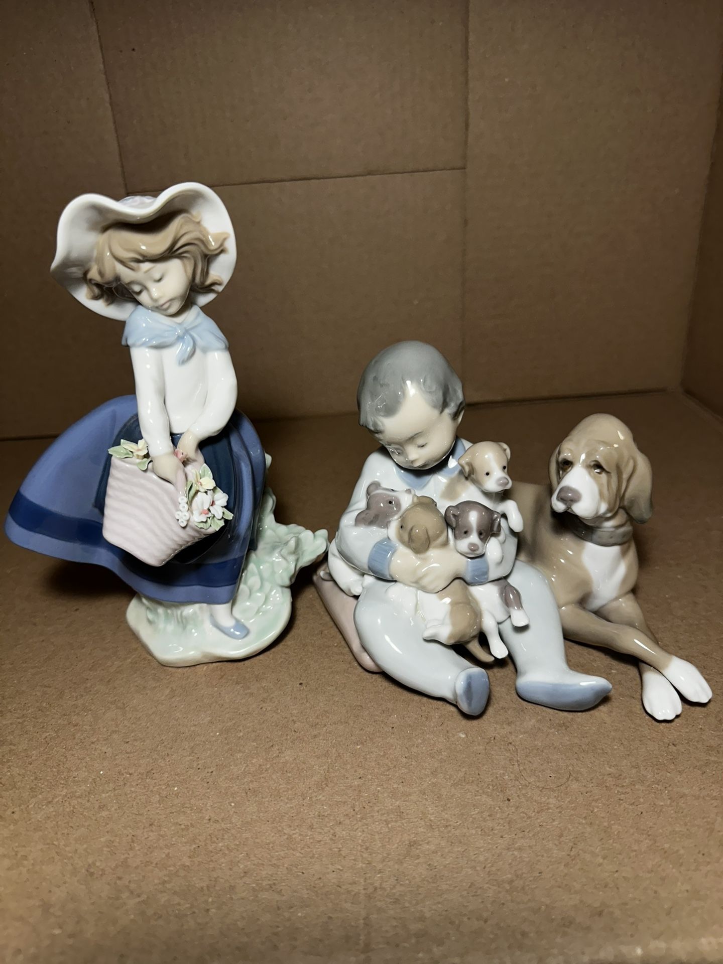 Lladro and Nao figurines