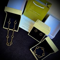 Vintage Alhambra Onyx Black & 18K yellow gold