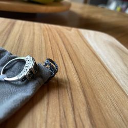 Multi Blue Stone Ring