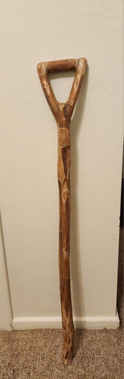 Rustic Handmade Wood Hiking Staff Stick