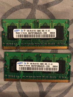 Samsung memory 2GB pc3 10600