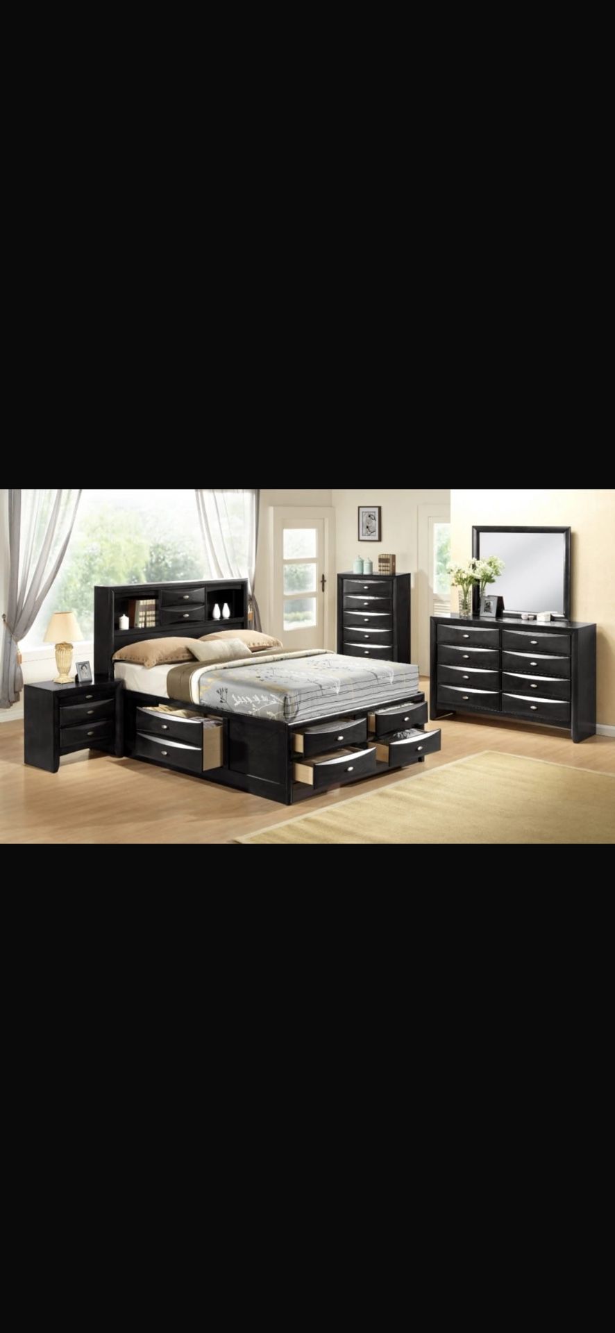 Brand New Complete Storage Bedroom Set For $1499