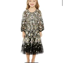 Mac Duggal 35153 Floral Lantern Sleeve Mini Pageant Dress Size 8