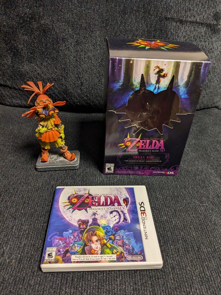 The Legend of Zelda: Majora's Mask 3DS Limited Edition CIB w/ Skull Kid Figurine
