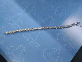Tennis Bracelet - Silver 13.8 grams 7 inch