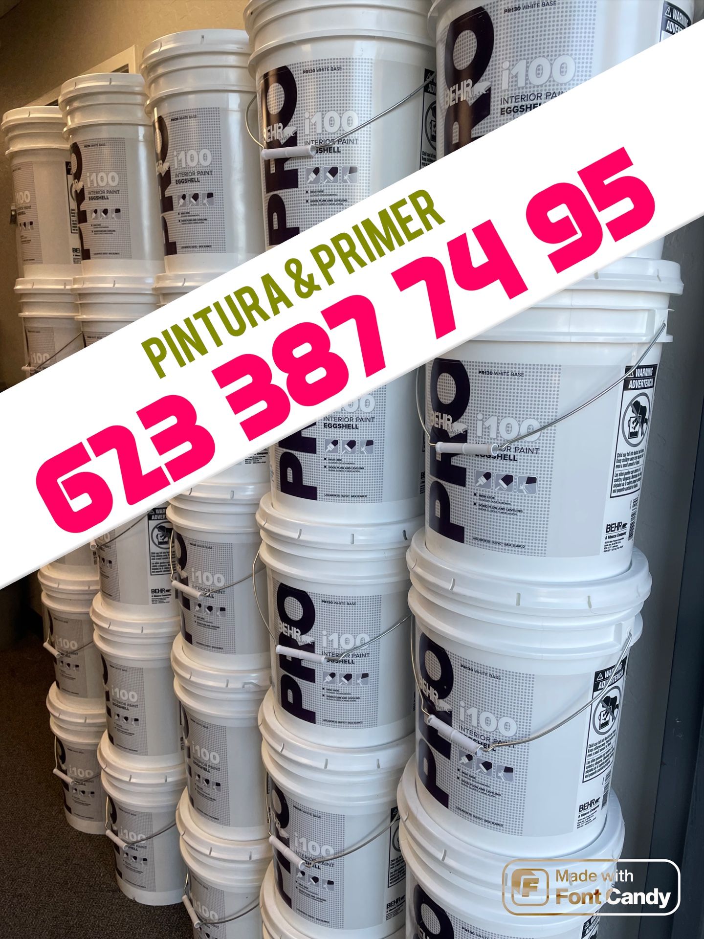 Eggshell White Flats Semigloss Paints