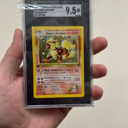 Pokemon First Edition Blaine’s Arcanine