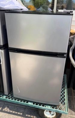 Stainless Steel Mini Fridge with Freezer