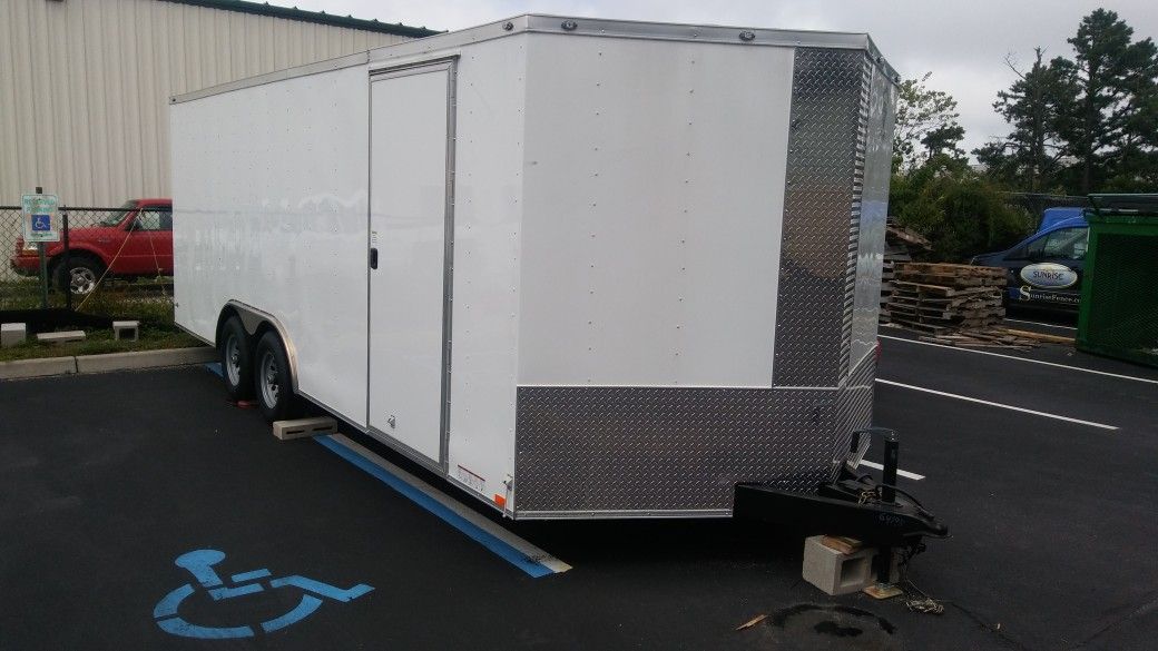 Vnose Aluminum Enclosed Trailers all sizes