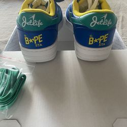 A Bathing Ape Curren$y Jet Life size 8 Bapestas