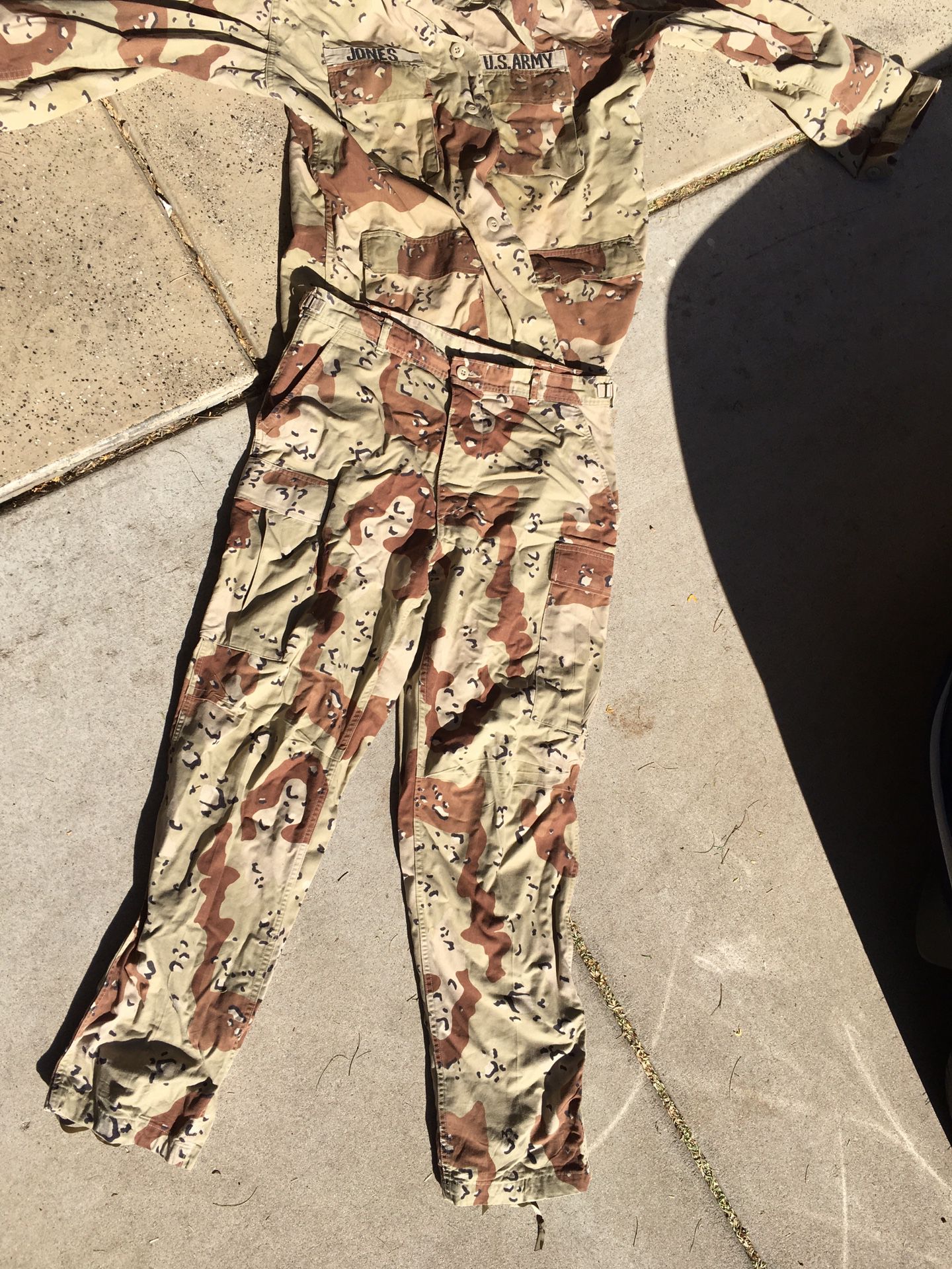 Authentic Desert storm battle dress uniform,not A Knockoff for Sale in ...