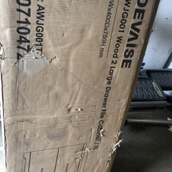 DEVAISE 2 Drawer Wood Lateral File Cabinet with Anti-tilt Mechanism, Storage Filing Cabinet for Home Office, Gray 