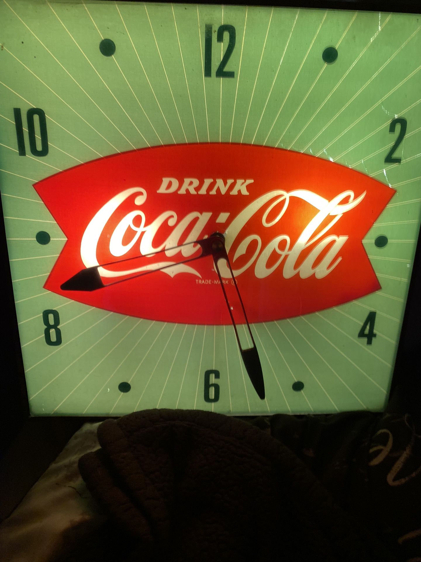 Vintage Coca-Cola Clock