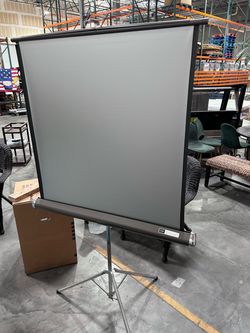 Vintage sears projector and screen
