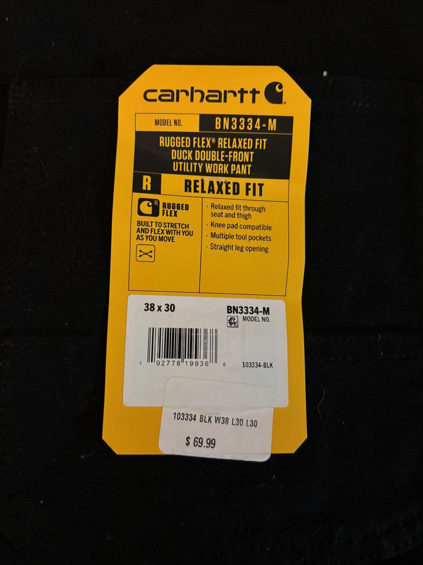 Black Carhart Pants