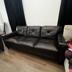 Leather Couch 