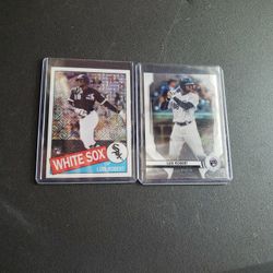 2 Card Lot Luis Robert Rookie 