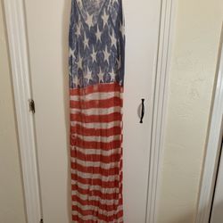 Treuhitt American Flag Knit Dress *NEW*