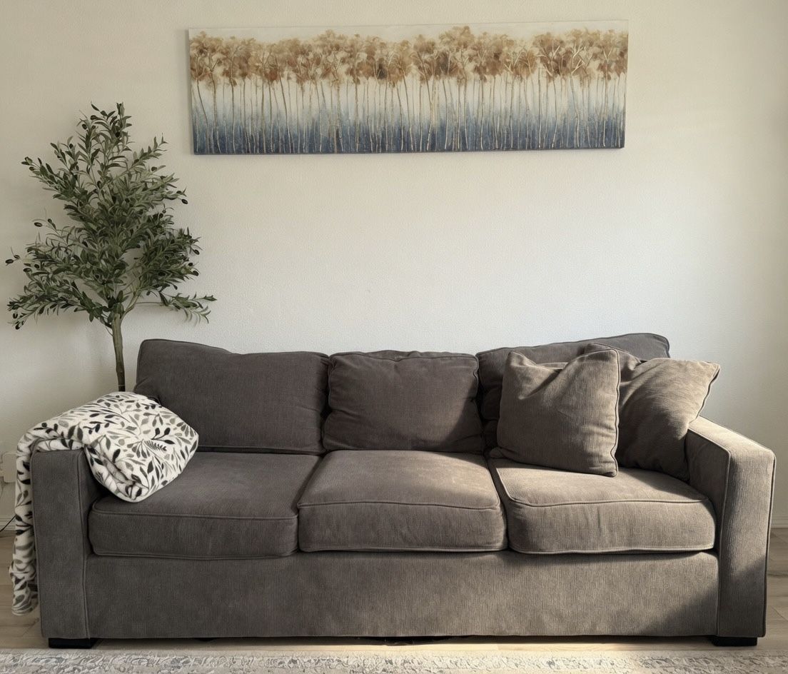 Clean Gray 3-Seater Couch – Great Condition! Pickup in Everett