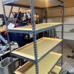 (3) 5 Tier Garage Storage Shelves 