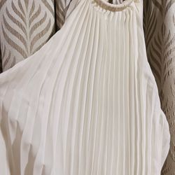 Women’s White Halter Dress