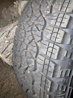 1 Goodyear Wrangler trail runner at 275 60 20