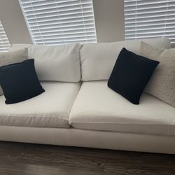 White Couch & Chair 