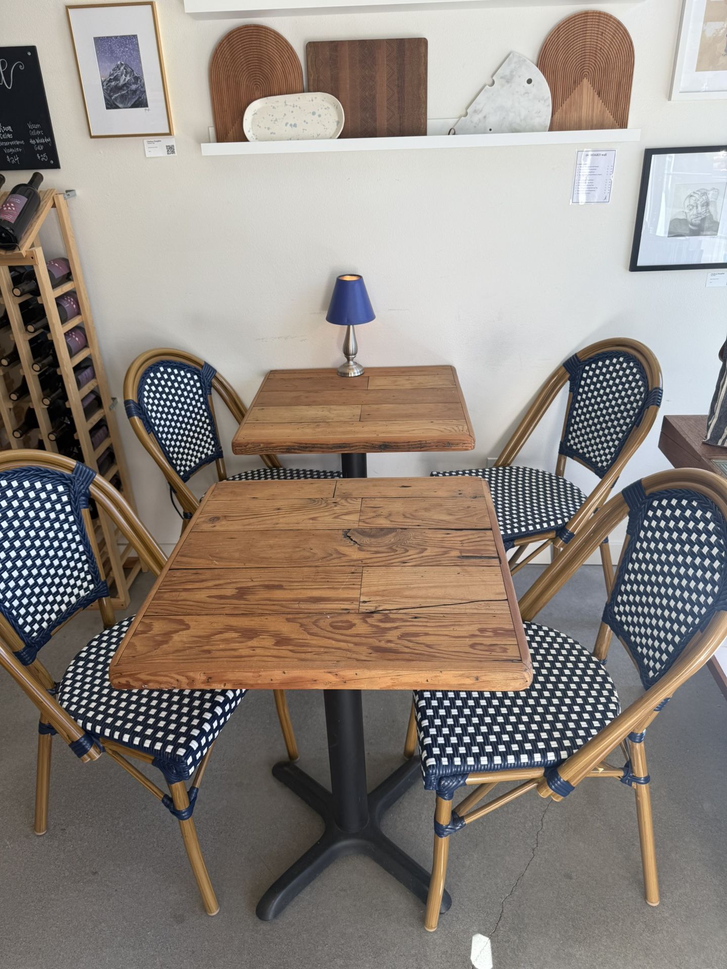 Set Of 2 Cafe Tables