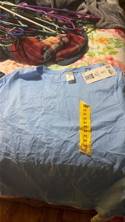 Light Blue Crew Neck T-Shirt with Tags