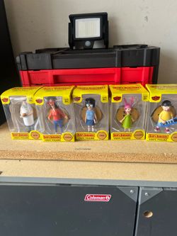 Bob’s Burgers and family figures five never taken out of the box