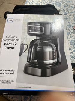 New Mainstay 12 cup coffee maker