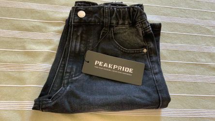 Brand new black peak pride, jean shorts