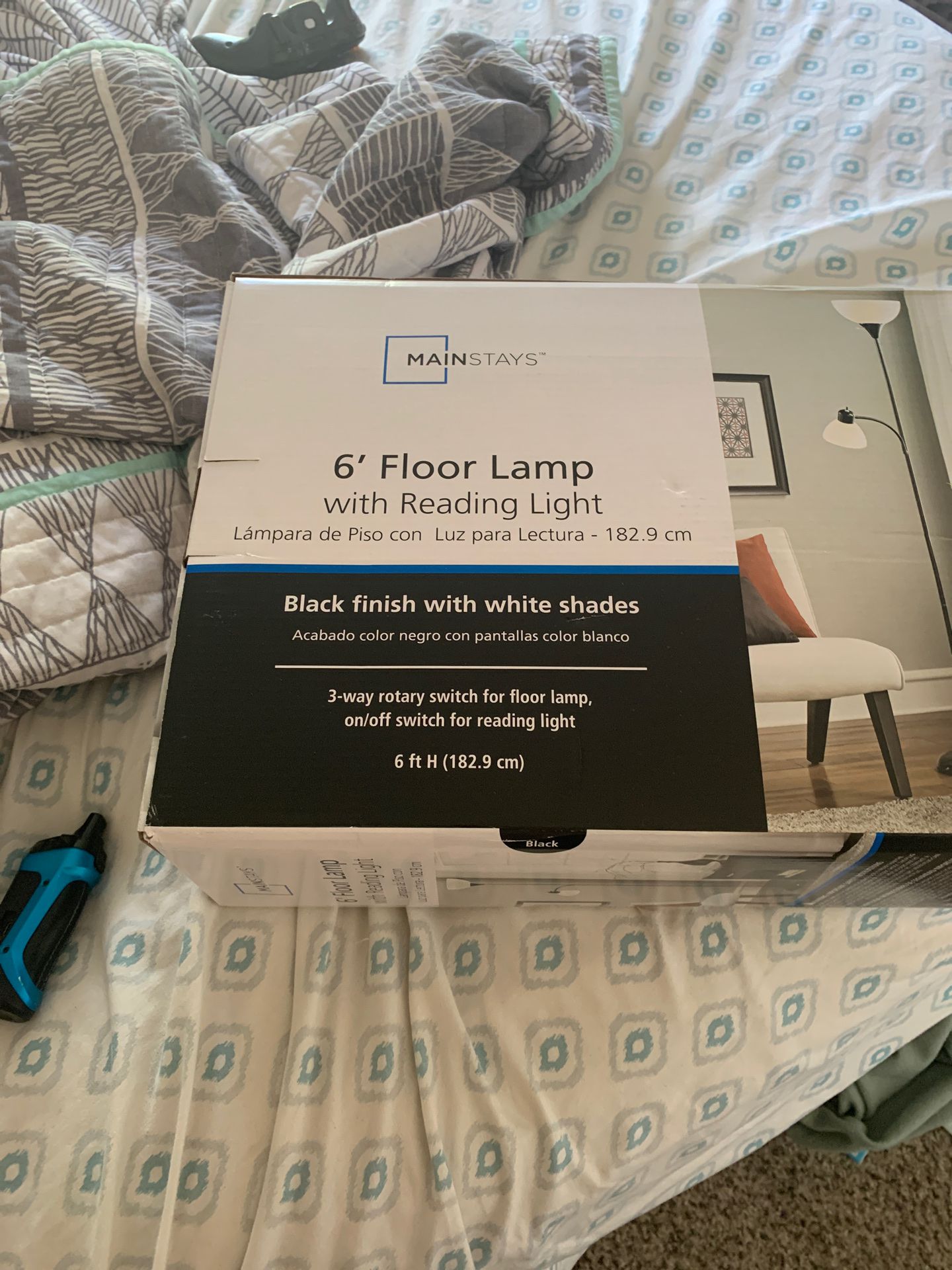 Mainstay floor lamp brand new in box